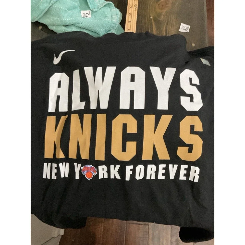 New York Knicks 2026 NBA Champions Always Knicks Roster T-Shirt Size Large New